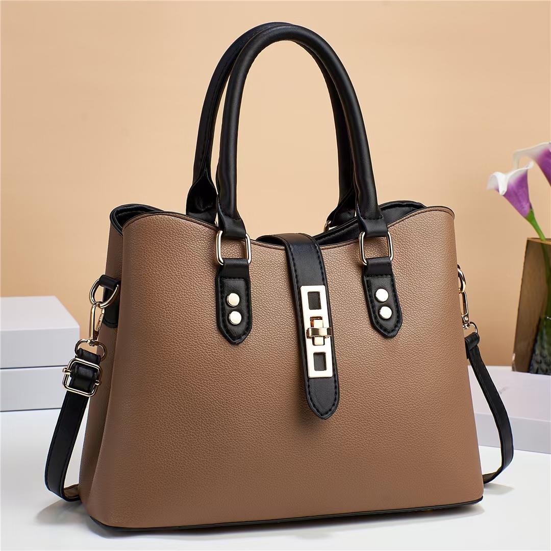 Bolso de madre portátil estampado al por mayor Pu Lychee